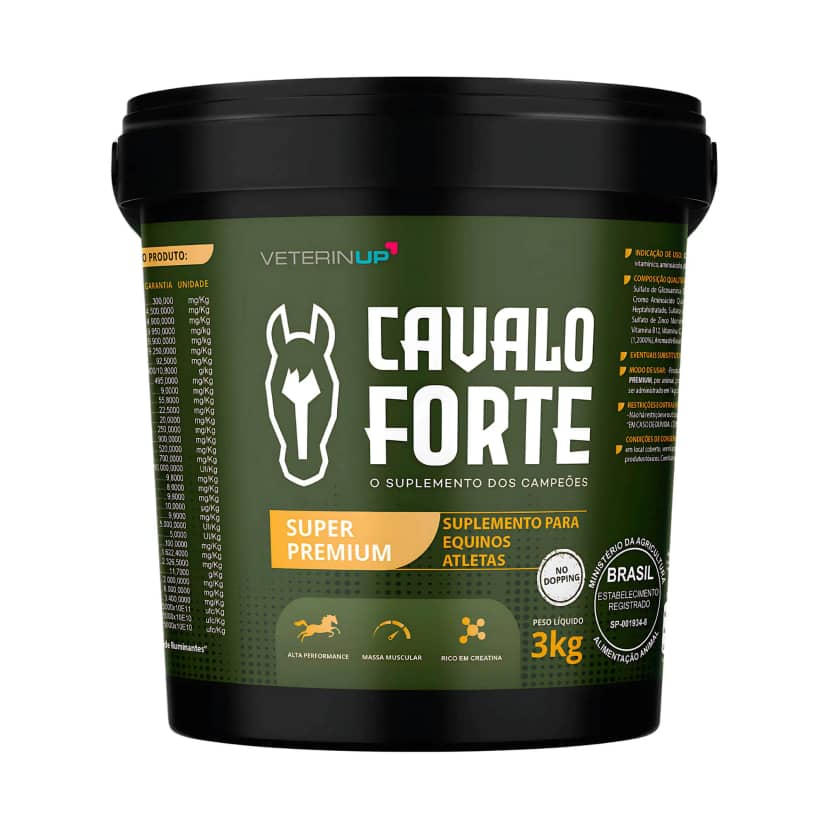 Suplemento Cavalo Forte Super Premium 3kg para Equinos