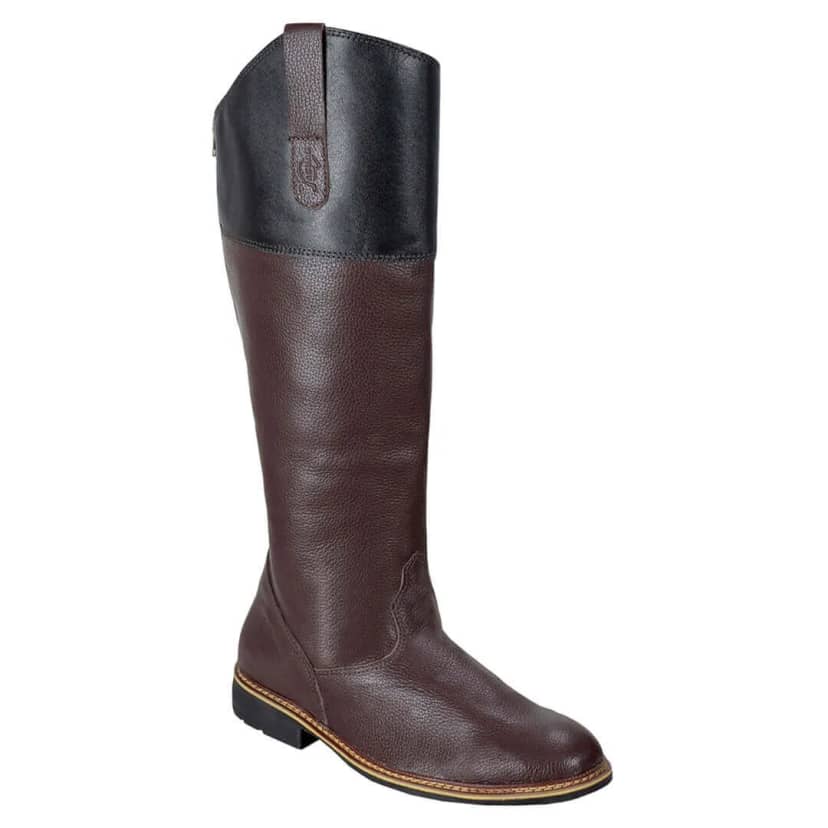 Bota de Montaria Jaguar Marrom com Zíper Traseiro